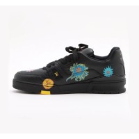 Louis Vuitton Yayoi Kusama Trainer Black Print 1ABD2W - Limited Edition Artistic Luxury Sneakers