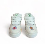 Louis Vuitton Yayoi Kusama Trainer White Print 1ABD3G - Luxury Artistic Sneakers