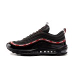 Nike Air Max 97 Undefeated Black/Red AJ1986-001 mit ikonischen roten und grünen Akzenten