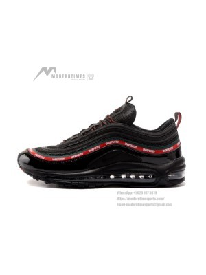 Nike Air Max 97 "Undefeated Black/Red" AJ1986-001 - Bold Black with Iconic Red and Green Accents