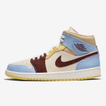 Maison Chateau x Air Jordan 1 Mid “Fearless” CU2803-200 Mid-Top Sneakers