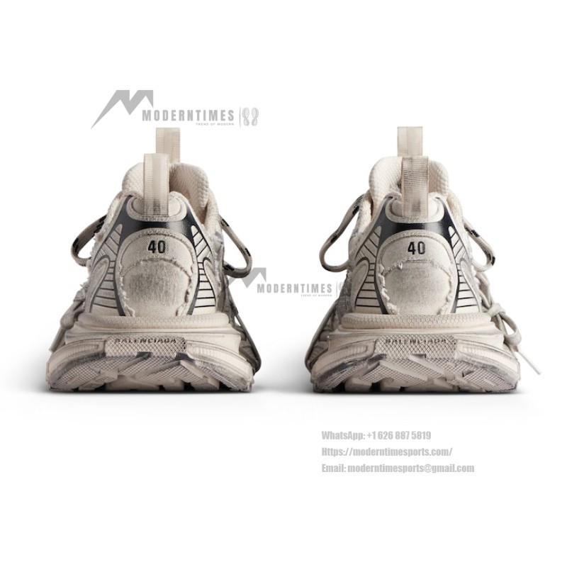 Balenciaga Women's 3XL Sneaker - Beige and Black Design for Street Style