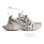 Balenciaga Women's 3XL Sneaker - Beige and Black Design for Street Style