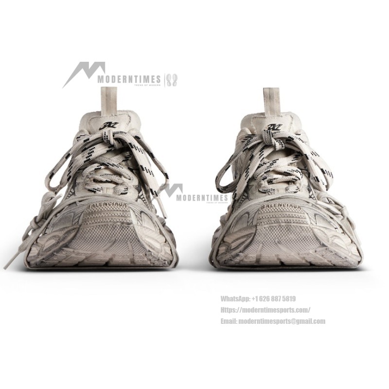 Balenciaga Women's 3XL Sneaker - Beige and Black Design for Street Style
