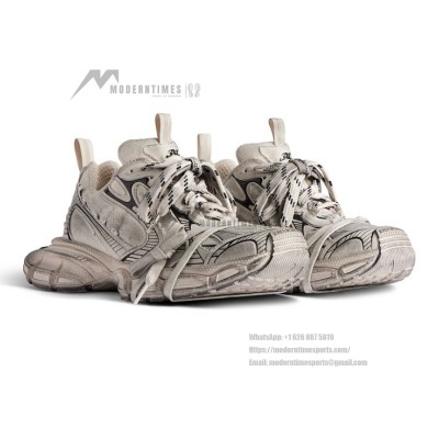 Balenciaga Women's 3XL Sneaker - Sleek Beige & Black Design with Superior Comfort for Street Style