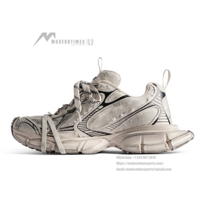 Balenciaga Women's 3XL Sneaker - Sleek Beige & Black Design with Superior Comfort for Street Style