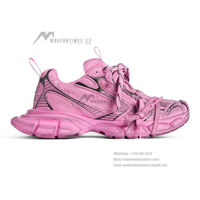 Balenciaga 3XL Sneaker - Pink and Black Bold Street Style Shoe