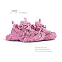Balenciaga 3XL Sneaker - Bold Pink and Black Design with Premium Comfort for Street Style