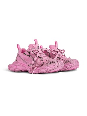 Balenciaga 3XL Sneaker - Auffälliges Pink-Schwarz-Design mit erstklassigem Komfort für Street Style