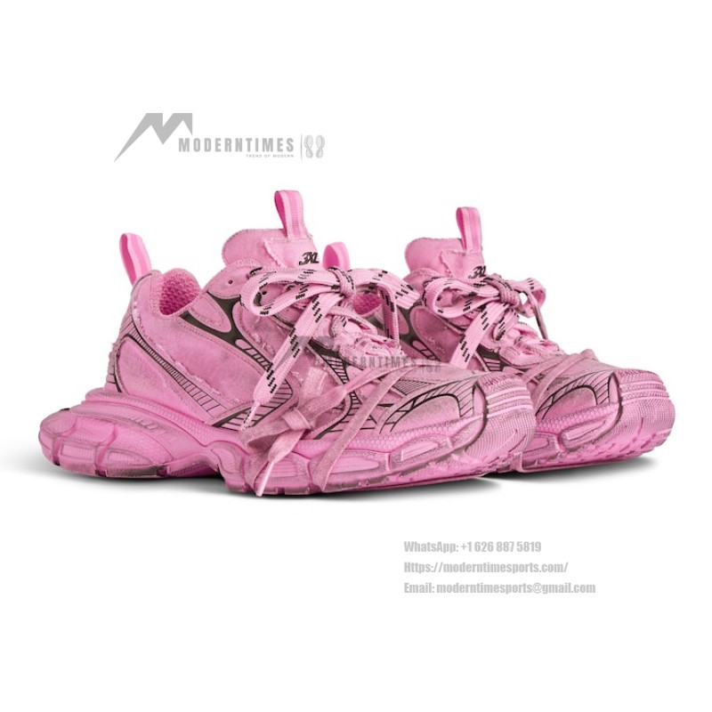 Balenciaga 3XL Sneaker - Pink and Black Bold Street Style Shoe