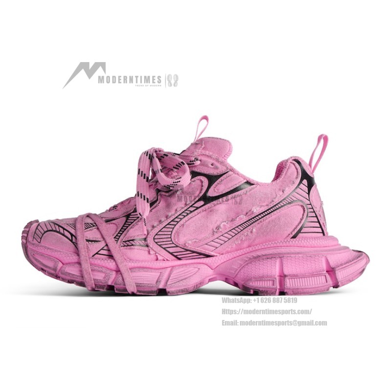 Balenciaga 3XL Sneaker - Pink and Black Bold Street Style Shoe