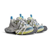 Balenciaga Women’s 3XL Sneaker - Vibrant Silver & Neon Design with Superior Comfort for Street Style