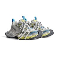 Balenciaga Women’s 3XL Sneaker - Vibrant Silver & Neon Design with Superior Comfort for Street Style