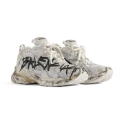 Balenciaga Men's Runner Graffiti Sneaker - Bold Street Style with Iconic Graffiti Design