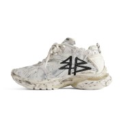 Balenciaga Men's Runner Graffiti Sneaker - Bold Street Style with Iconic Graffiti Design