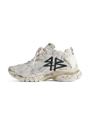 Balenciaga Men's Runner Graffiti Sneaker - Bold Street Style with Iconic Graffiti Design