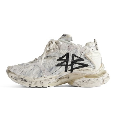 Balenciaga Men's Runner Graffiti Sneaker - Bold Street Style with Iconic Graffiti Design