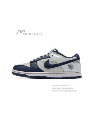 NBA x Nike Dunk Low Retro “Brooklyn Nets” DD3363-001 - Black & White Low-Top Sneakers with Basketball-Inspired Design