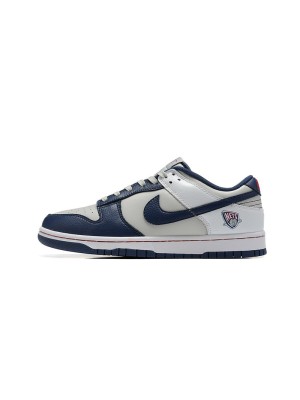 NBA x Nike Dunk Low Retro „Brooklyn Nets“ DD3363-001 - Schwarze & Weiße Low-Top Sneaker mit Basketball-inspiriertem Design