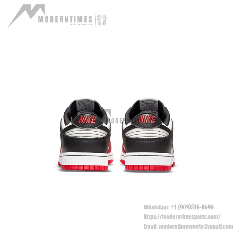 NBA x Nike Dunk Low EMB “Chicago” Basketball Shoes - Premium Red-Black Design