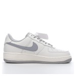 Nike Air Force 1 "City of Dreams" CH1808-006 White and Grey Sneakers with Urban Design Details