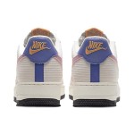 Nike Air Force 1 Low 'ACG Vibes' CU3007-061 - Beige Suede Sneakers with Pink Swoosh and Purple Laces