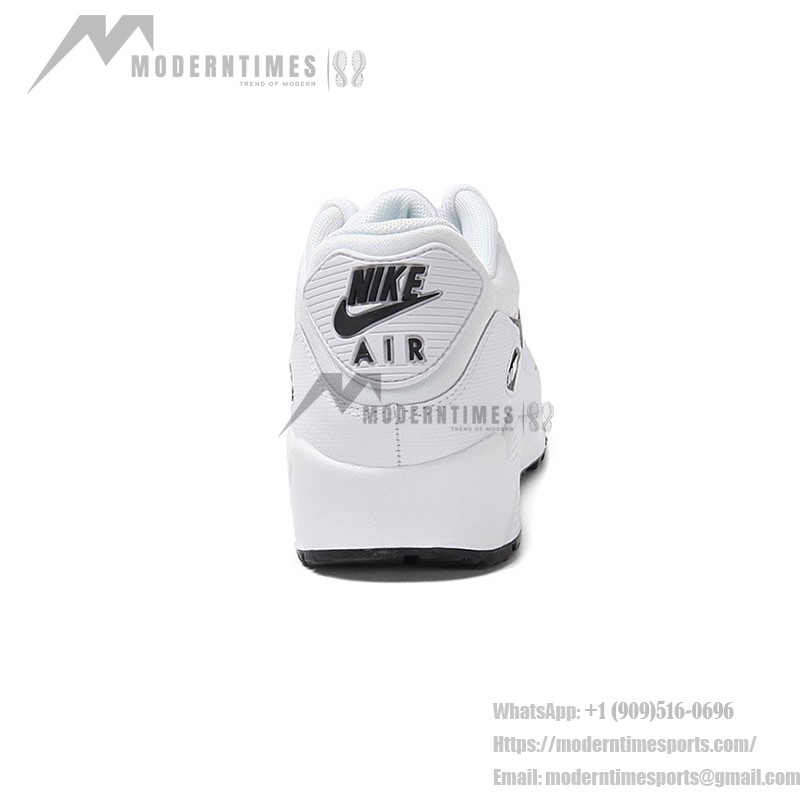 Nike Air Max 90 Essential 'White/Black' 325213-131 - Sleek White Sneakers with Black Accents and Max Air Cushioning