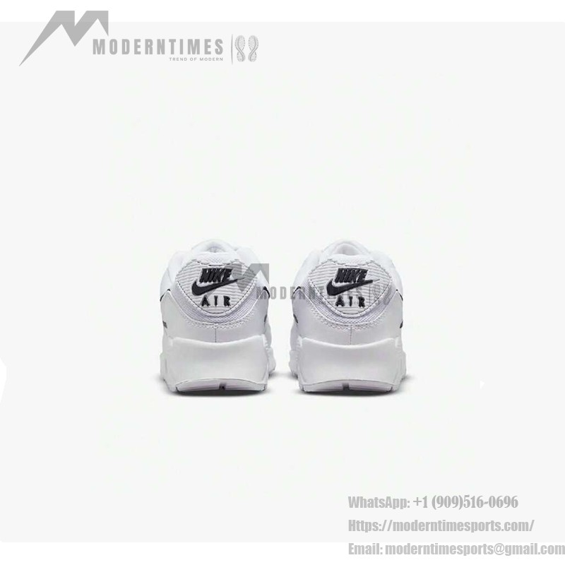 Nike Air Max 90 Essential 'White/Black' 325213-131 - Sleek White Sneakers with Black Accents and Max Air Cushioning