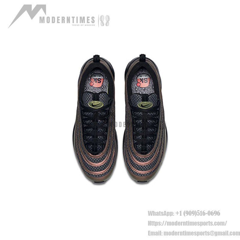 Nike Air Max 97 Skepta AJ1988-900 Iridescent Bronze and Black Sneaker