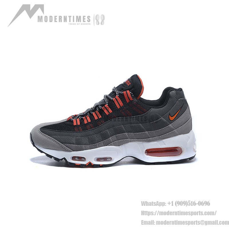 Nike Air Max 95 609048-066 블랙, 그레이, 오렌지 스니커즈 측면 보기