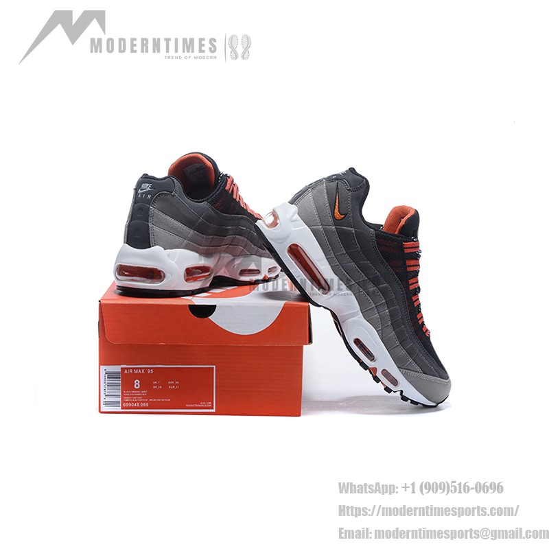 Nike Air Max 95 609048-066 블랙, 그레이, 오렌지 스니커즈 측면 보기