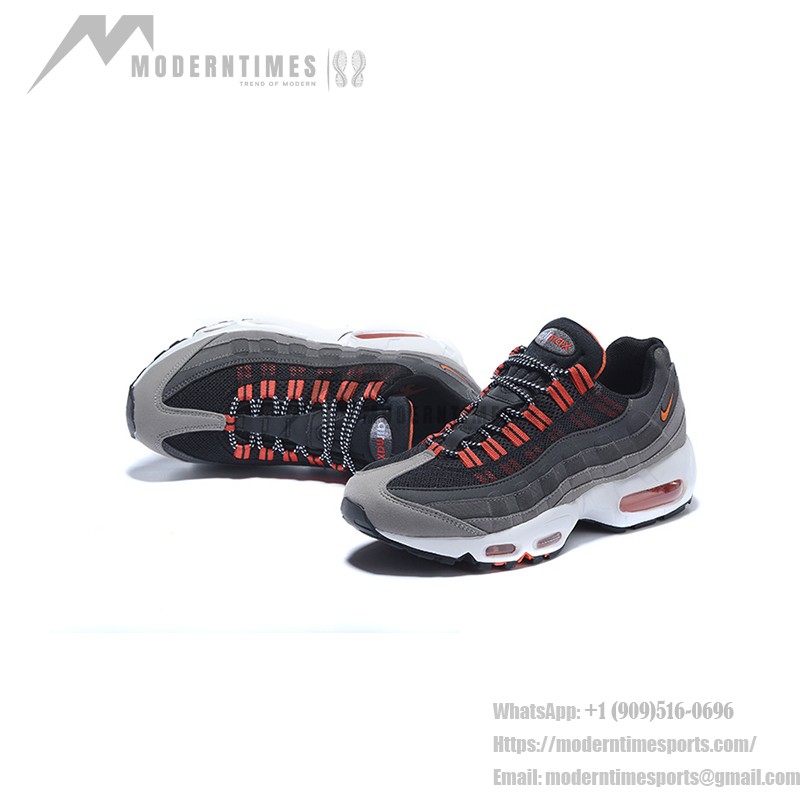 Nike Air Max 95 609048-066 블랙, 그레이, 오렌지 스니커즈 측면 보기