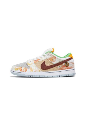 Nike Dunk Low Pro SB x Jason Deng "Street Hawker" Limited Edition CV1628-800 | Stylish Street Culture Inspired Sneakers | Comfortable & Durable Skate Shoes for Men & Women