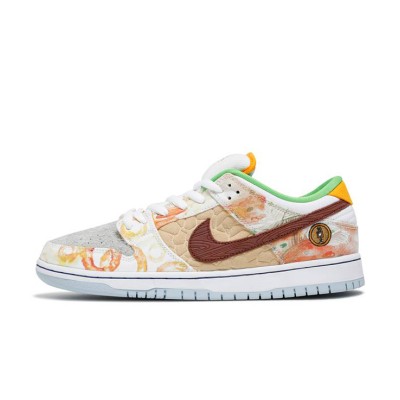 Nike Dunk Low Pro SB x Jason Deng "Street Hawker" Limited Edition CV1628-800 | Stylish Street Culture Inspired Sneakers | Comfortable & Durable Skate Shoes for Men & Women