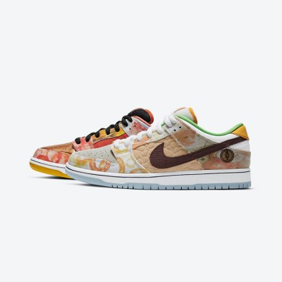 Nike Dunk Low Pro SB x Jason Deng "Street Hawker" Limited Edition CV1628-800 | Stylish Street Culture Inspired Sneakers | Comfortable & Durable Skate Shoes for Men & Women