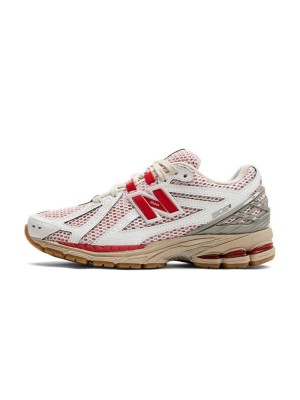 New Balance 1906R "Sea Salt True Red" Retro-Laufschuhe M1906RO | Weiße & Rote Stilvolle Sportschuhe | Unisex