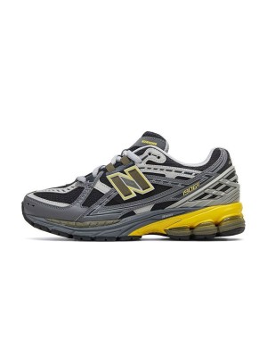 New Balance 1906R M1906NA レトロランニングシューズ - グレー×イエロー | クラシックヴィンテージ, 優れたクッション性, スタイリッシュで万能, 快適なスポーツカジュアルシューズ