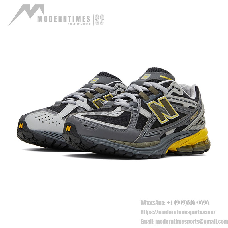 New Balance 1906R M1906NA Retro Running Shoes - Grey Yellow with superior cushioning and stylish vintage design