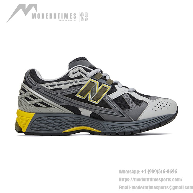 New Balance 1906R M1906NA Retro Running Shoes - Grey Yellow with superior cushioning and stylish vintage design