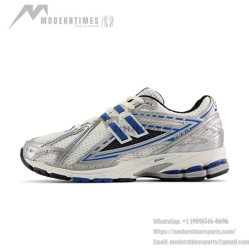 New Balance 1906R M1906REB Retro Running Shoes - White Blue Silver with superior cushioning and breathable design