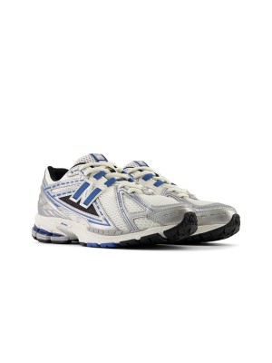 New Balance 1906R M1906REB レトロランニングシューズ - ホワイト×ブルー×シルバー | クラシックヴィンテージ, 優れたクッション性, スタイリッシュで万能, 軽量通気性スニーカー