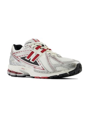 New Balance 1906R M1906REA レトロランニングシューズ - ホワイト×シルバー×レッド | クラシックヴィンテージ, 優れたクッション性, スタイリッシュで万能, 軽量通気性スニーカー