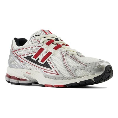 New Balance 1906R M1906REA Retro Running Shoes - White Silver Red | Classic Vintage, Superior Cushioning, Stylish Versatile, Lightweight Breathable Sneakers