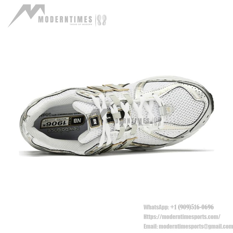 New Balance 1906R White Silver Gold Retro Running Shoes - M1906RI