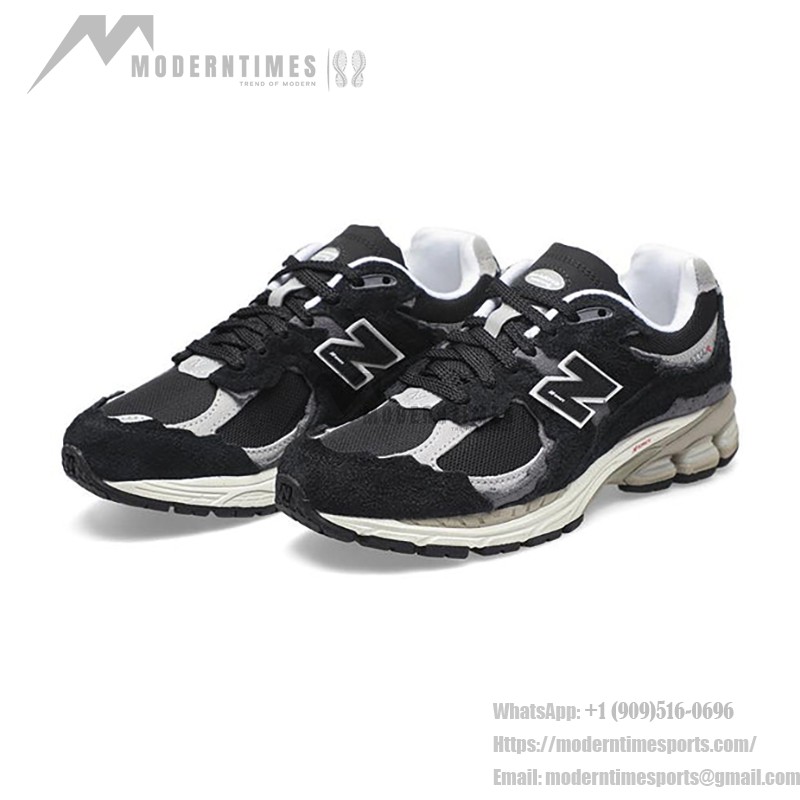 New Balance 2002R Protection Pack Black Grey Klassische Laufschuhe M2002RDJ