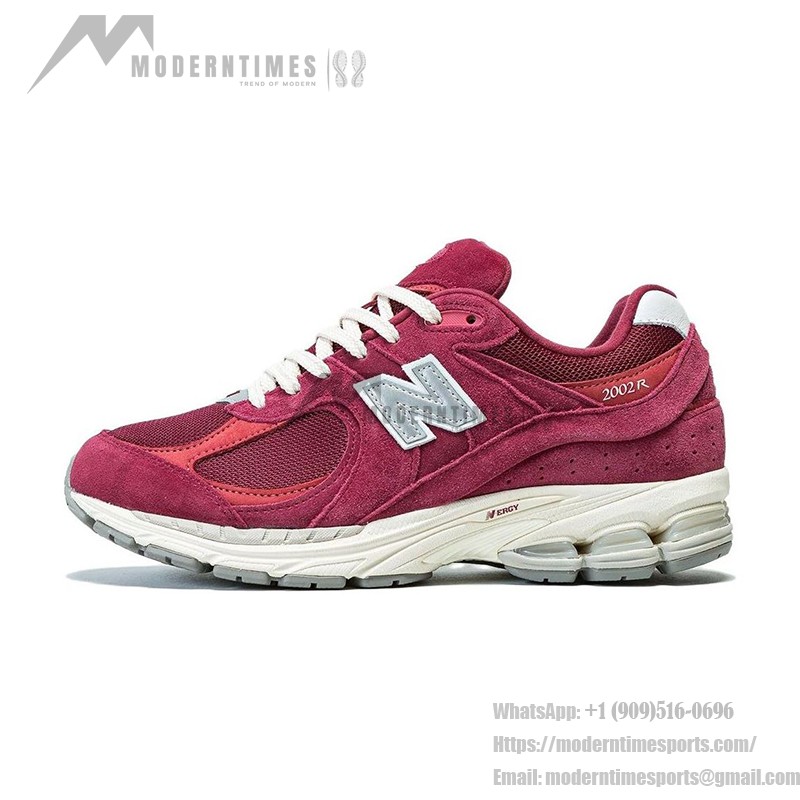 New Balance 2002R Suede Pack Garnet Deep Earth Red M2002RHA Sneaker – Suede and Mesh Design