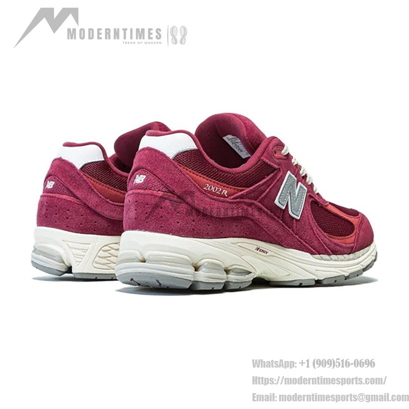 New Balance 2002R Suede Pack Garnet Deep Earth Red M2002RHA Sneaker – Suede and Mesh Design