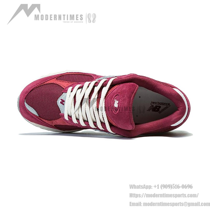 New Balance 2002R Suede Pack Garnet Deep Earth Red M2002RHA Sneaker – Suede and Mesh Design