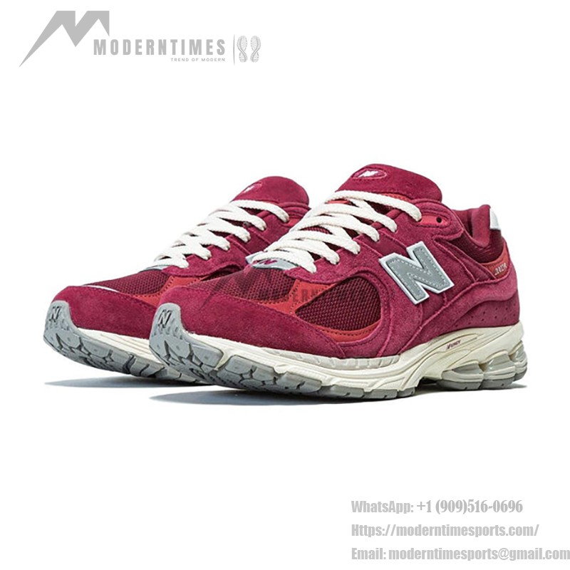 New Balance 2002R Suede Pack Garnet Deep Earth Red M2002RHA Sneaker – Suede and Mesh Design