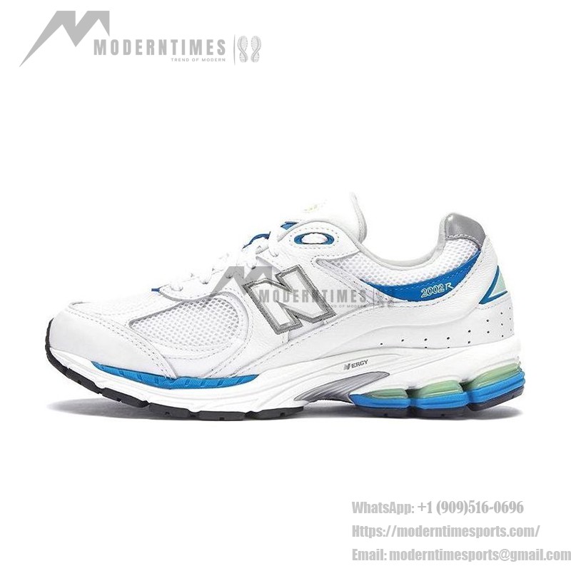 New Balance 2002R White Water Blue ML2002RW スニーカー – スエードとメッシュデザイン